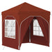 Cort de Petrecere Pop-up 192 x 192 x 245 cm Terracota - WALTI WALTI