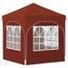 Cort de Petrecere Pop-up 192 x 192 x 245 cm Terracota - WALTI WALTI