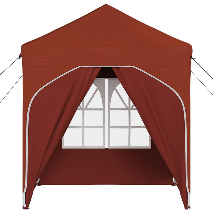 Cort de Petrecere Pop-up 192 x 192 x 245 cm Terracota - WALTI WALTI