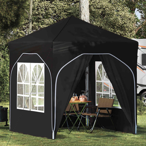 Cort de Petrecere Pop-up 192 x 192 x 245 cm Negru - WALTI WALTI