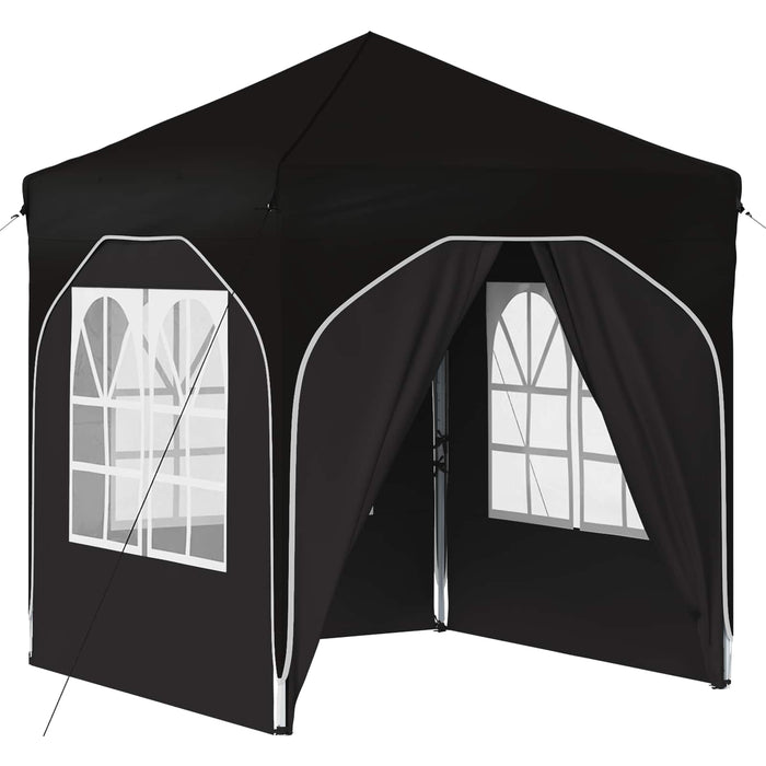 Cort de Petrecere Pop-up 192 x 192 x 245 cm Negru - WALTI WALTI