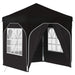 Cort de Petrecere Pop-up 192 x 192 x 245 cm Negru - WALTI WALTI