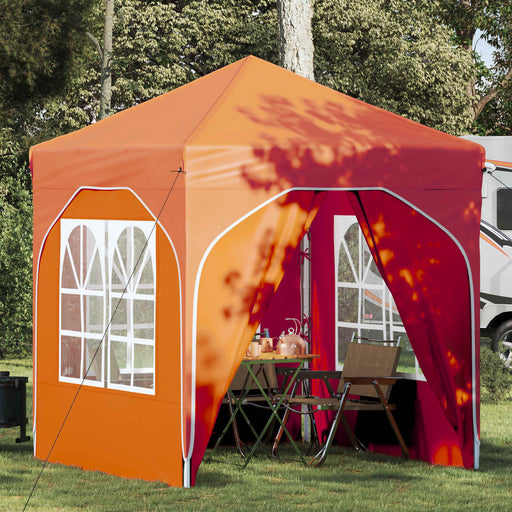 Cort de Petrecere Pop-up 192 x 192 x 245 cm Portocaliu - WALTI WALTI