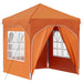 Cort de Petrecere Pop-up 192 x 192 x 245 cm Portocaliu - WALTI WALTI