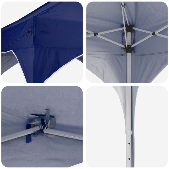 Cort de Petrecere Pop-up 290 x 290 x 245 cm albastru - WALTI WALTI
