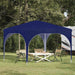 Cort de Petrecere Pop-up 290 x 290 x 245 cm albastru - WALTI WALTI