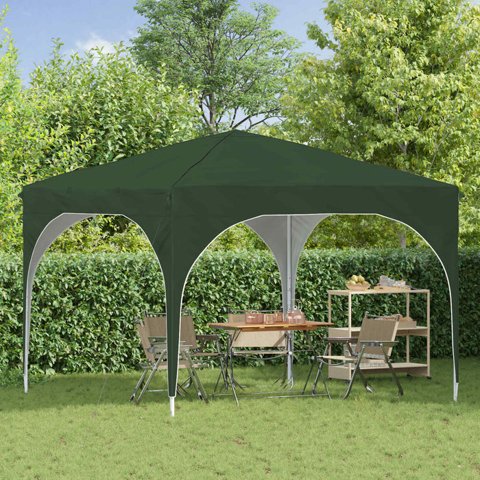 Cort de Petrecere Pop-up 290 x 290 x 245 cm Verde - WALTI WALTI