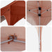 Cort de Petrecere Pop-up 290 x 290 x 245 cm Terracota - WALTI WALTI