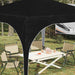 Cort de Petrecere Pop-up 290 x 290 x 245 cm Negru - WALTI WALTI