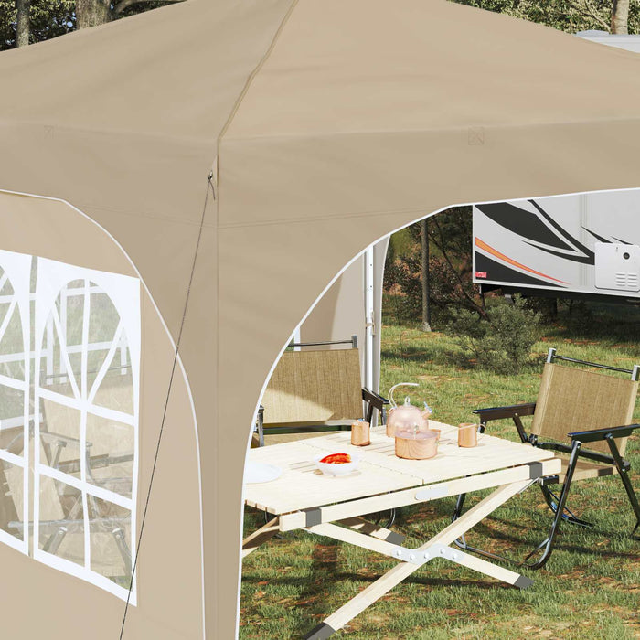Cort de Petrecere Pop-up 290 x 290 x 245 cm Crem - WALTI WALTI