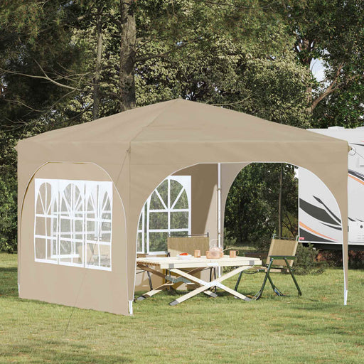 Cort de Petrecere Pop-up 290 x 290 x 245 cm Crem - WALTI WALTI