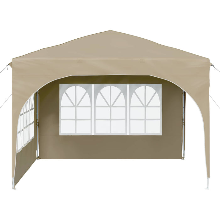 Cort de Petrecere Pop-up 290 x 290 x 245 cm Crem - WALTI WALTI