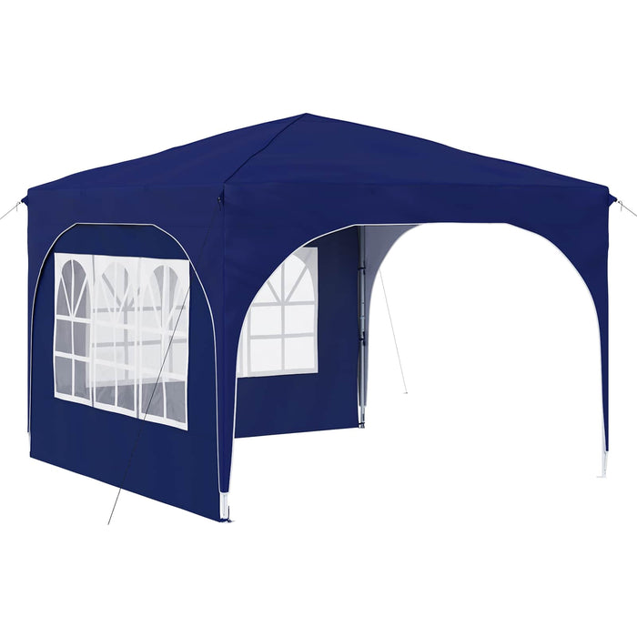 Cort de Petrecere Pop-up 290 x 290 x 245 cm albastru - WALTI WALTI
