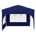Cort de Petrecere Pop-up 290 x 290 x 245 cm albastru - WALTI WALTI