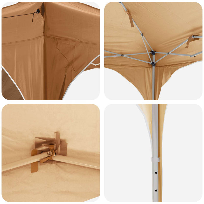 Cort de Petrecere Pop-up 290 x 290 x 245 cm Bej - WALTI WALTI