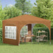Cort de Petrecere Pop-up 290 x 290 x 245 cm Bej - WALTI WALTI