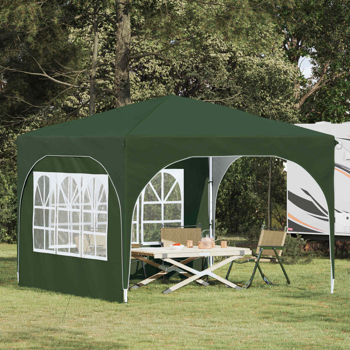 Cort de Petrecere Pop-up 290 x 290 x 245 cm Verde - WALTI WALTI