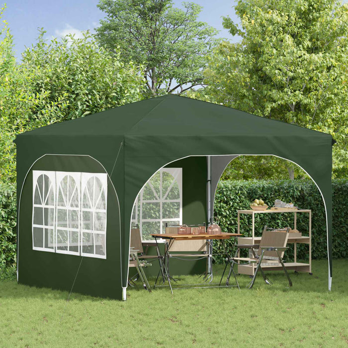 Cort de Petrecere Pop-up 290 x 290 x 245 cm Verde - WALTI WALTI