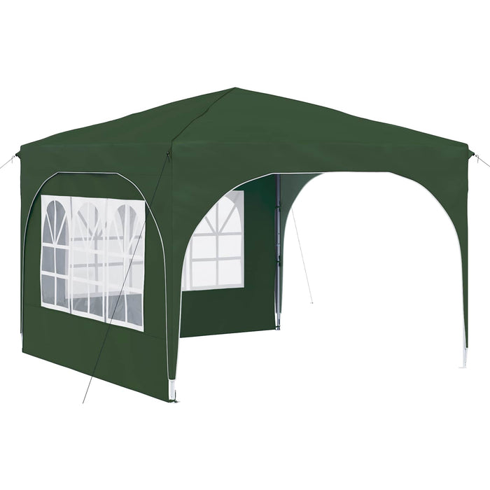 Cort de Petrecere Pop-up 290 x 290 x 245 cm Verde - WALTI WALTI