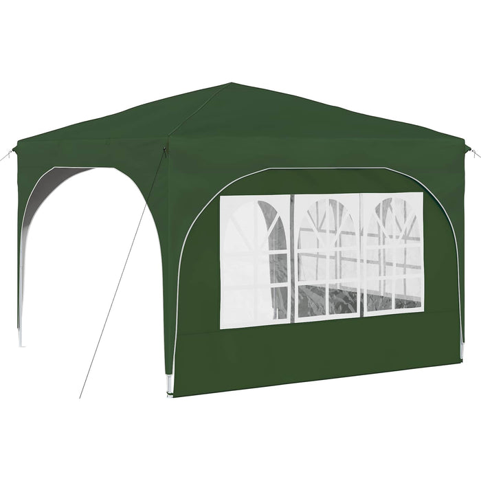 Cort de Petrecere Pop-up 290 x 290 x 245 cm Verde - WALTI WALTI