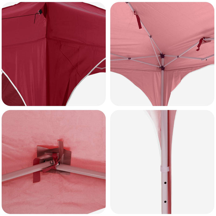 Cort de Petrecere Pop-up 290 x 290 x 245 cm Burgundy - WALTI WALTI