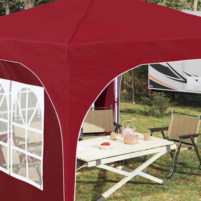 Cort de Petrecere Pop-up 290 x 290 x 245 cm Burgundy - WALTI WALTI