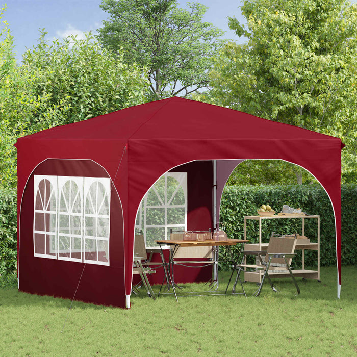 Cort de Petrecere Pop-up 290 x 290 x 245 cm Burgundy - WALTI WALTI