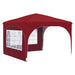Cort de Petrecere Pop-up 290 x 290 x 245 cm Burgundy - WALTI WALTI