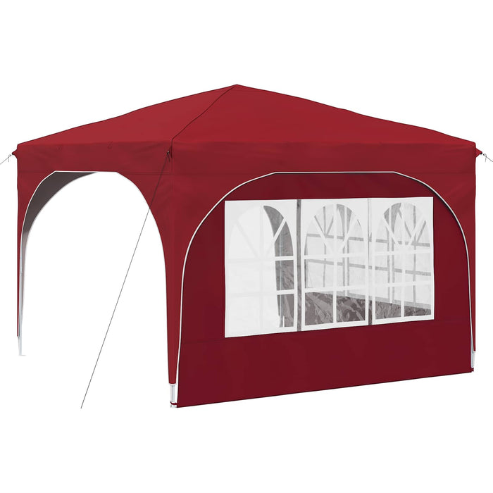 Cort de Petrecere Pop-up 290 x 290 x 245 cm Burgundy - WALTI WALTI