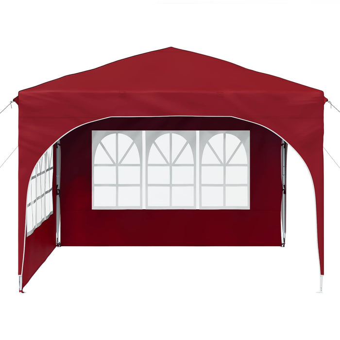 Cort de Petrecere Pop-up 290 x 290 x 245 cm Burgundy - WALTI WALTI