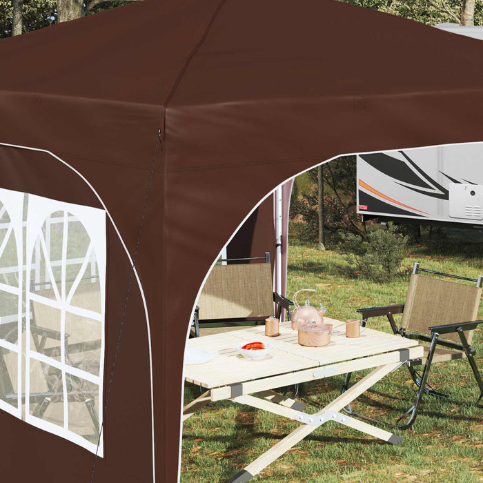 Cort de Petrecere Pop-up 290 x 290 x 245 cm Maro - WALTI WALTI