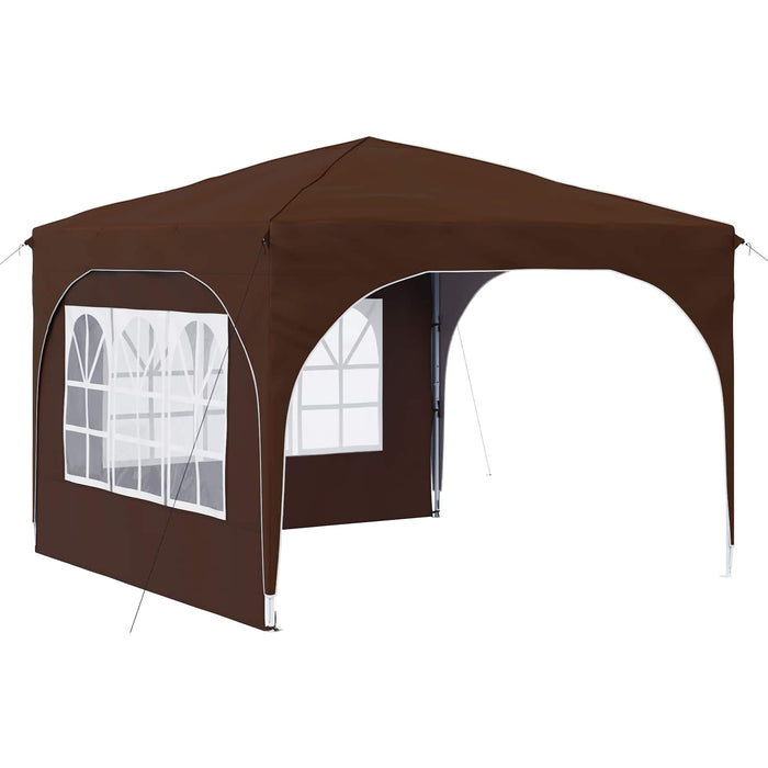 Cort de Petrecere Pop-up 290 x 290 x 245 cm Maro - WALTI WALTI