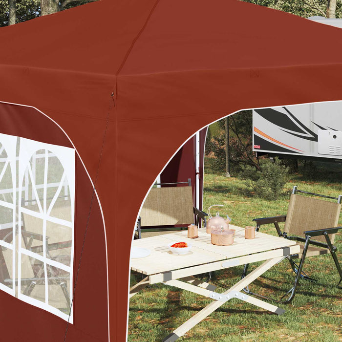 Cort de Petrecere Pop-up 290 x 290 x 245 cm Terracota - WALTI WALTI