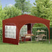Cort de Petrecere Pop-up 290 x 290 x 245 cm Terracota - WALTI WALTI