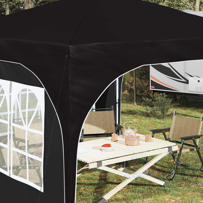Cort de Petrecere Pop-up 290 x 290 x 245 cm Negru - WALTI WALTI
