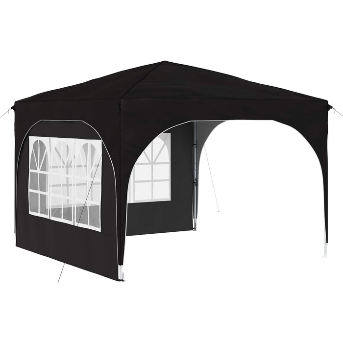 Cort de Petrecere Pop-up 290 x 290 x 245 cm Negru - WALTI WALTI