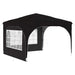 Cort de Petrecere Pop-up 290 x 290 x 245 cm Negru - WALTI WALTI