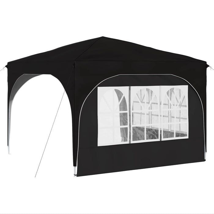 Cort de Petrecere Pop-up 290 x 290 x 245 cm Negru - WALTI WALTI