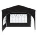 Cort de Petrecere Pop-up 290 x 290 x 245 cm Negru - WALTI WALTI