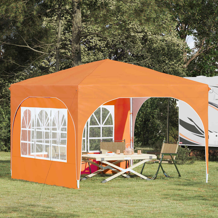 Cort de Petrecere Pop-up 290 x 290 x 245 cm Portocaliu - WALTI WALTI