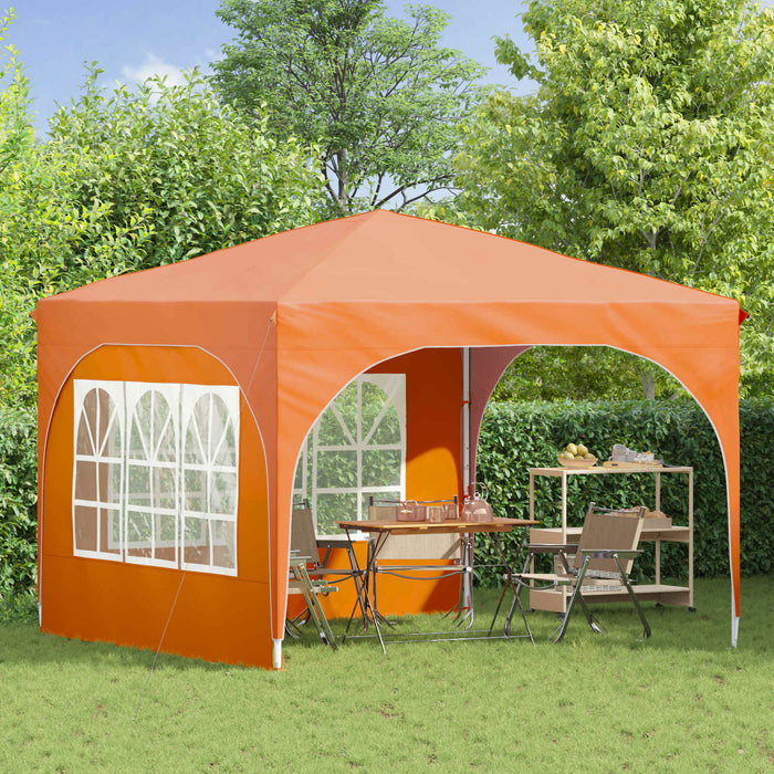 Cort de Petrecere Pop-up 290 x 290 x 245 cm Portocaliu - WALTI WALTI