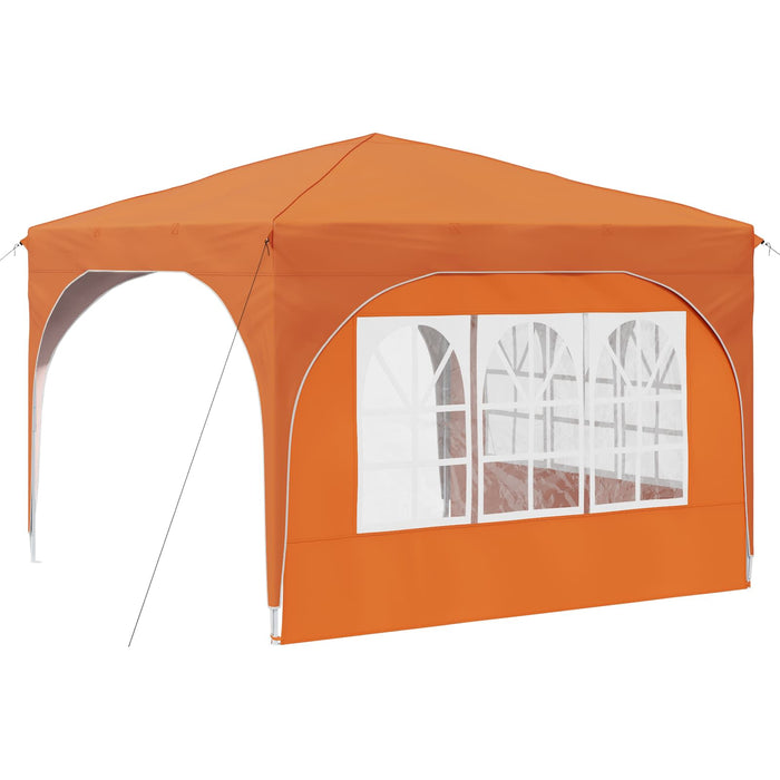 Cort de Petrecere Pop-up 290 x 290 x 245 cm Portocaliu - WALTI WALTI