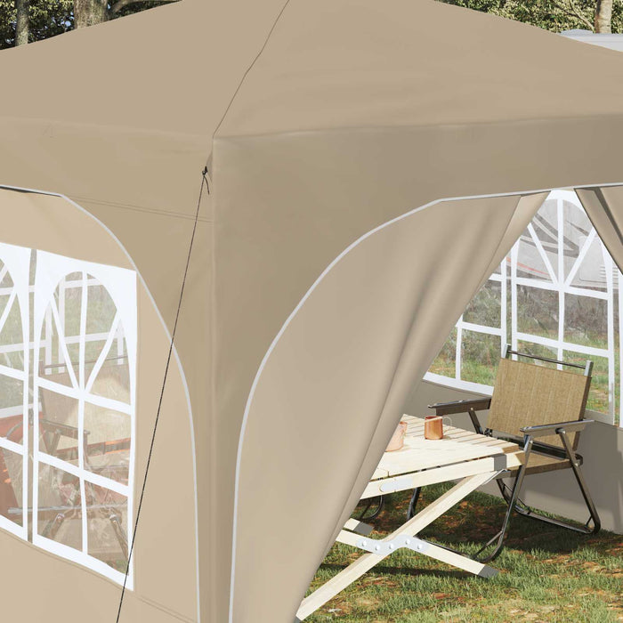 Cort de Petrecere Pop-up 290 x 290 x 245 cm Crem - WALTI WALTI
