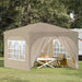 Cort de Petrecere Pop-up 290 x 290 x 245 cm Crem - WALTI WALTI