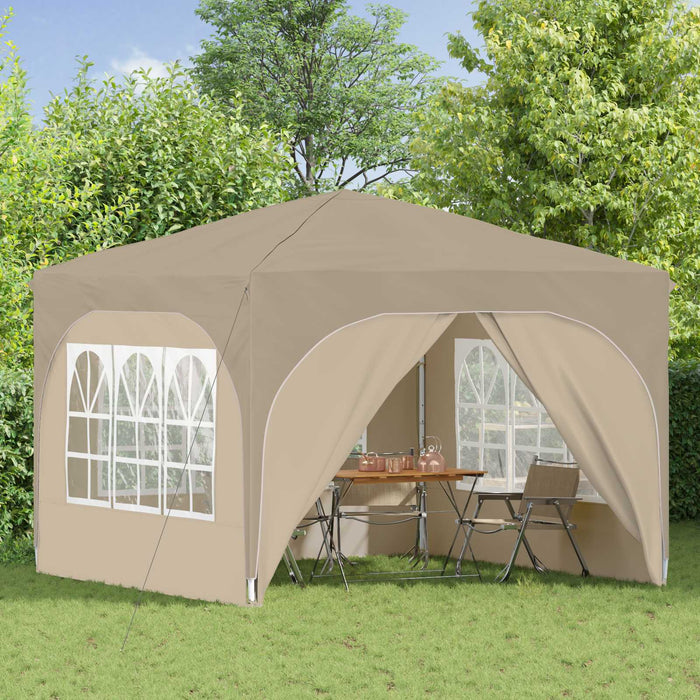 Cort de Petrecere Pop-up 290 x 290 x 245 cm Crem - WALTI WALTI