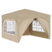 Cort de Petrecere Pop-up 290 x 290 x 245 cm Crem - WALTI WALTI