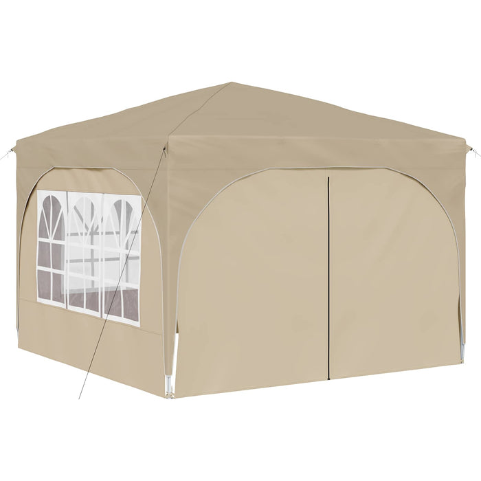 Cort de Petrecere Pop-up 290 x 290 x 245 cm Crem - WALTI WALTI