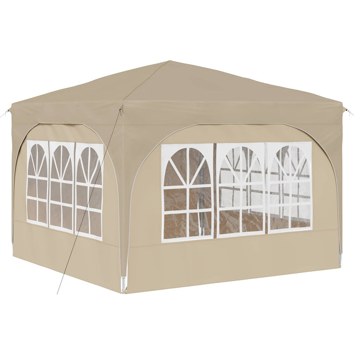Cort de Petrecere Pop-up 290 x 290 x 245 cm Crem - WALTI WALTI