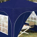 Cort de Petrecere Pop-up 290 x 290 x 245 cm albastru - WALTI WALTI