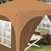 Cort de Petrecere Pop-up 290 x 290 x 245 cm Bej - WALTI WALTI